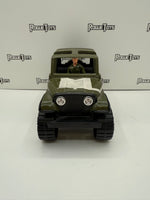 Buddy L Army Jeep w/ Cannon & Figure