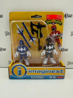 Fisher Price Imaginext Mighty Morphin Power Rangers Blue Ranger & Black Ranger