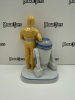Sigma Star Wars: Return of the Jedi C-3PO and R2-D2 Hand Painted Bisque Porcelain Figurine