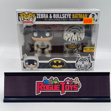 Funko POP! Heroes Batman Zebra & Bullseye Batman (Hot Topic Exclusive) - Rogue Toys