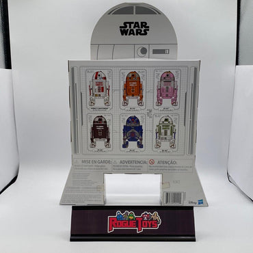 Hasbro Star Wars Astromech Droid Pack Jabba’s Bartender | R7-F5 | QT-KT | R7-D4 | R2-C2 | R2-A5 (Entertainment Earth Exclusive)