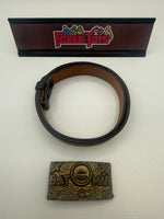 Vintage Batman Cowhide Belt w/ Brass Buckle
