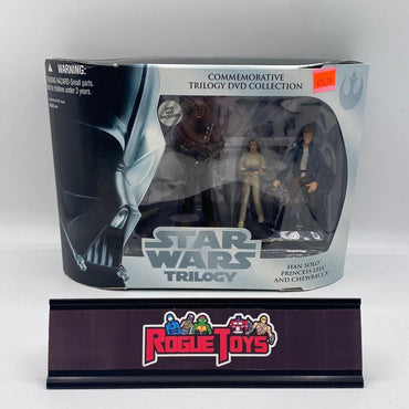 Hasbro Star Wars Trilogy Commemorative Trilogy DVD Collection Han Solo | Princess Leia | Chewbacca
