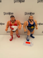 Hasbro WWF Series 3 Typhoon with Tidal Wave! & Earthquake with Aftershock!