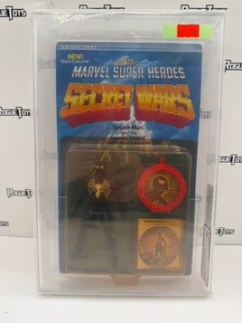 Mattel Marvel Super Heroes Secret Wars Spider-Man and his Secret Shield (AFA 85 Y-NM+)