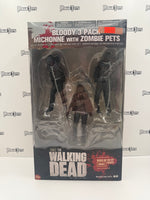 McFarlane Toys The Walking Dead Series Three Bloody 3 Pack Michonne with Zombie Pets