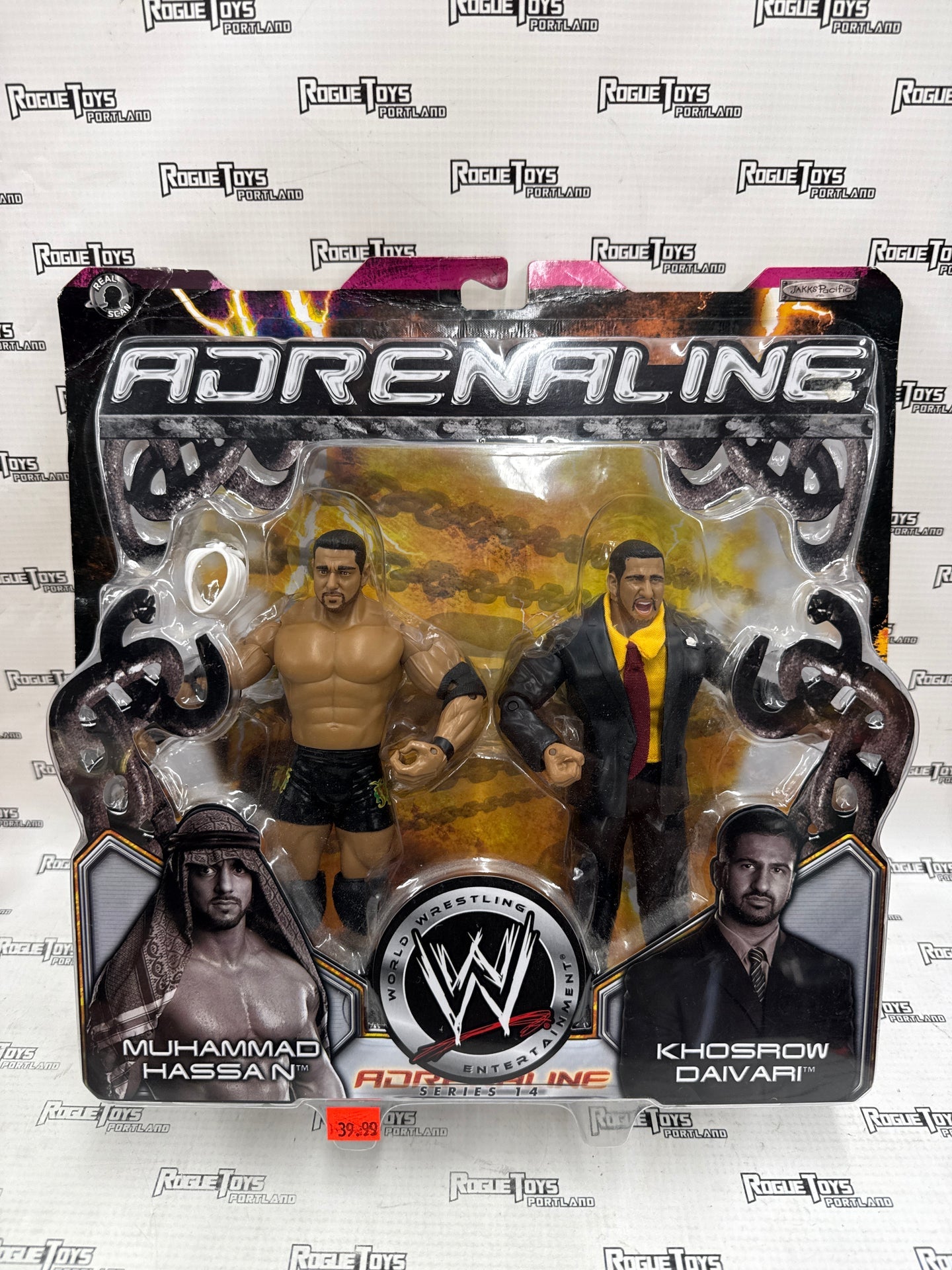 Jakks Pacific WWE Adrenaline series 14 Muhammad Hassan / Khosrow