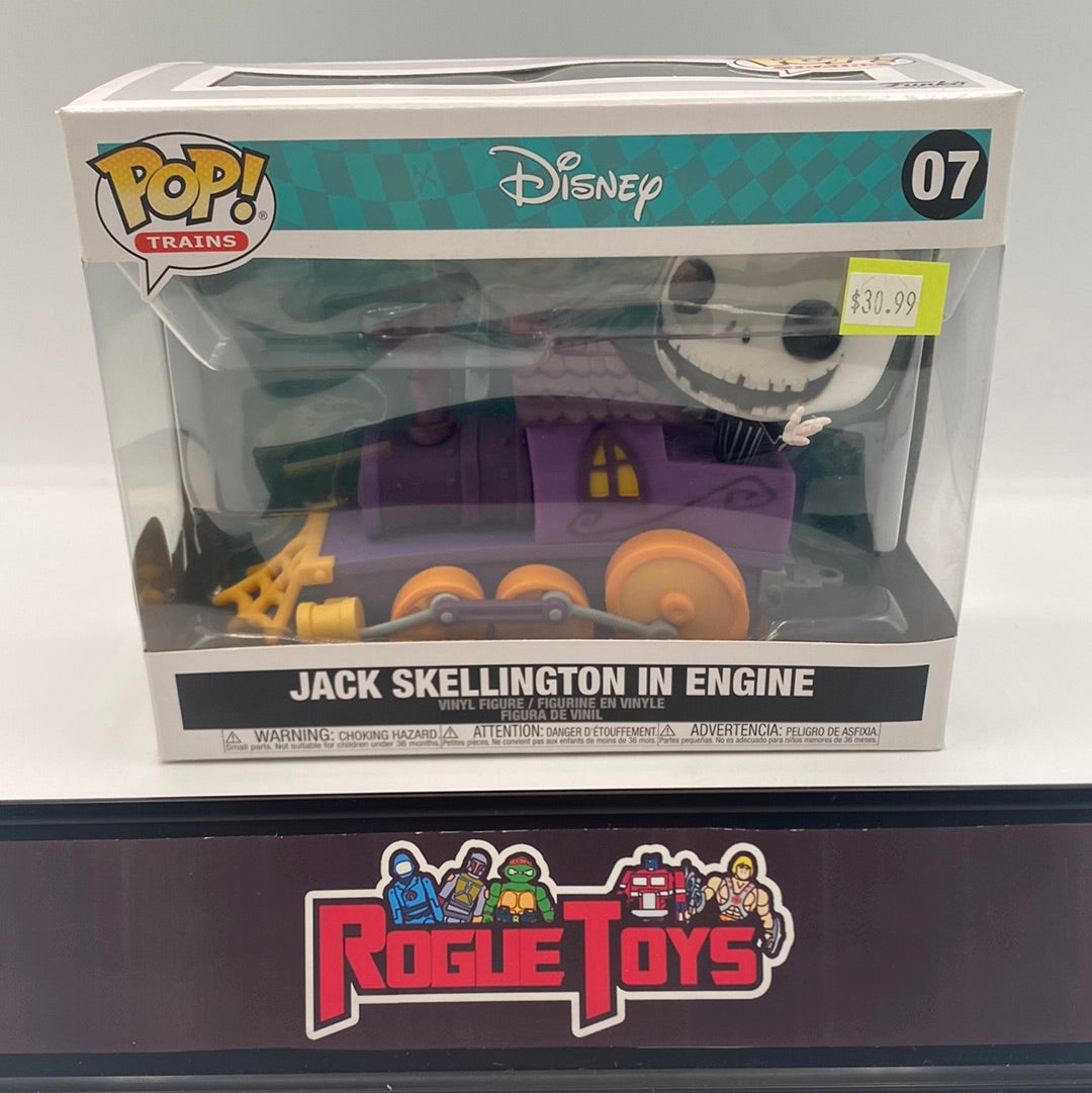 Funko POP! Trains Disney Tim Burton’s The Nightmare Before Christmas Jack Skellington in Engine