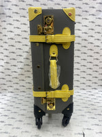 Universal Studios Wizarding World of Harry Potter Faux Leather Hufflepuff Carry-on Suitcase