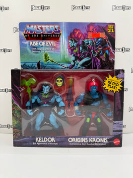 Mattel Masters of the Universe (MOTU) Rise of Evil Keldor & Origins Kronis