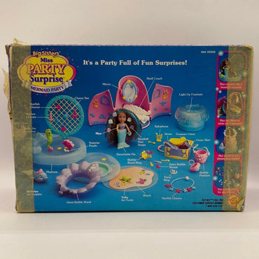 ToyBiz Big Sisters Miss Party Surprise Mermaid Party (Opened, 90% Complete, Not Tested) - Rogue Toys