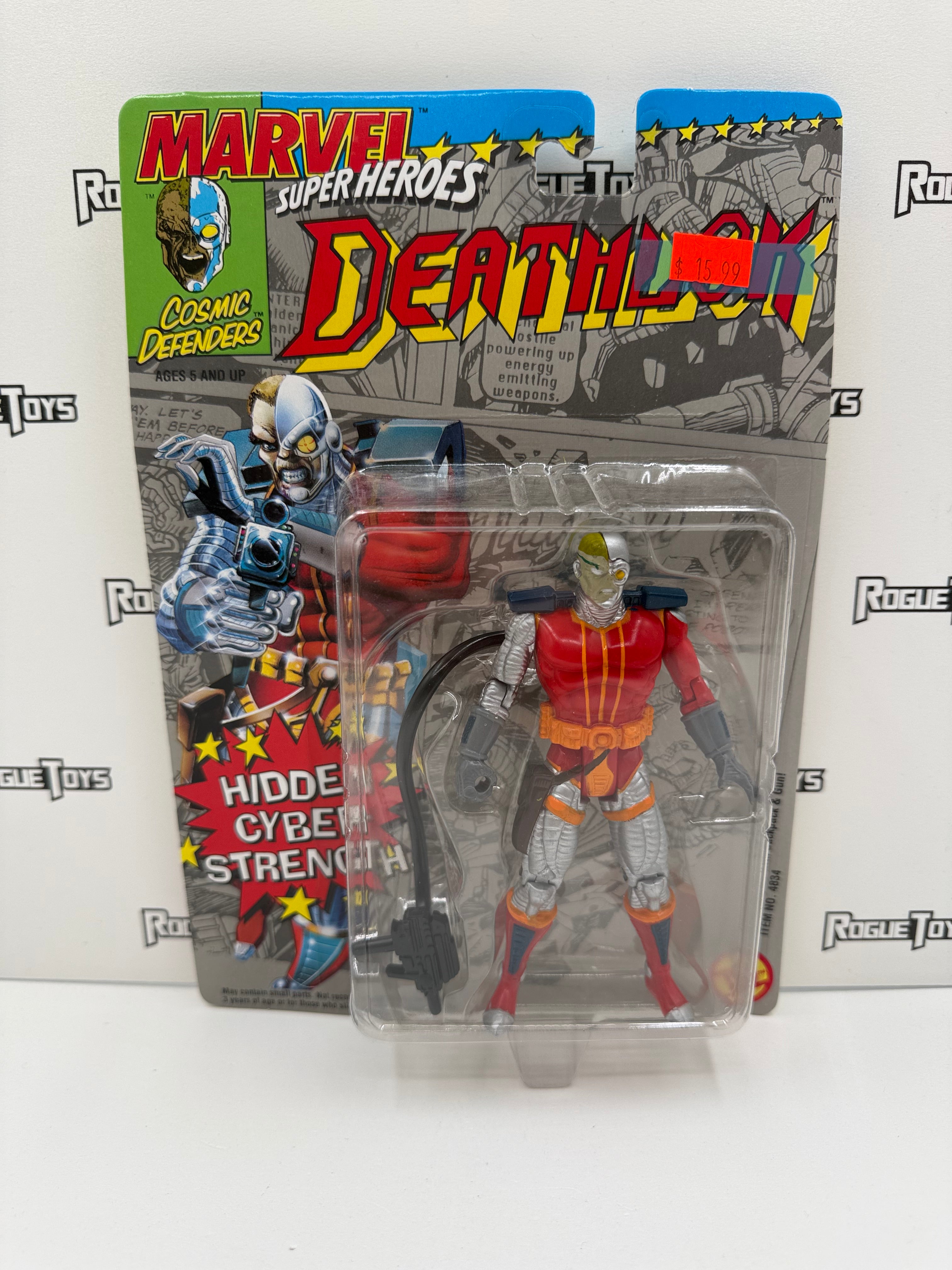 ToyBiz Marvel Super Heroes Cosmic Defenders Deathlok (Hidden Cyber