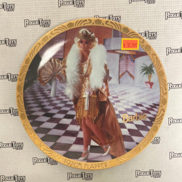 Mattel 1995 Barbie Collectibles The Great Eras Collection 1920’s Flapper Barbie Limited Edition Collectors’ Plate (Plate #2,893 / 10,000) - Rogue Toys