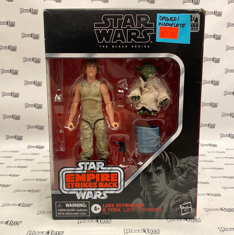 Hasbro Star Wars The Black Series Star Wars: The Empire Strikes Back Luke Skywalker & Yoda (Jedi Training) (Opened/Complete) - Rogue Toys