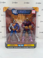 Mattel DC Universe Super Enemies Figure Pack Cyborg Superman & Mongul