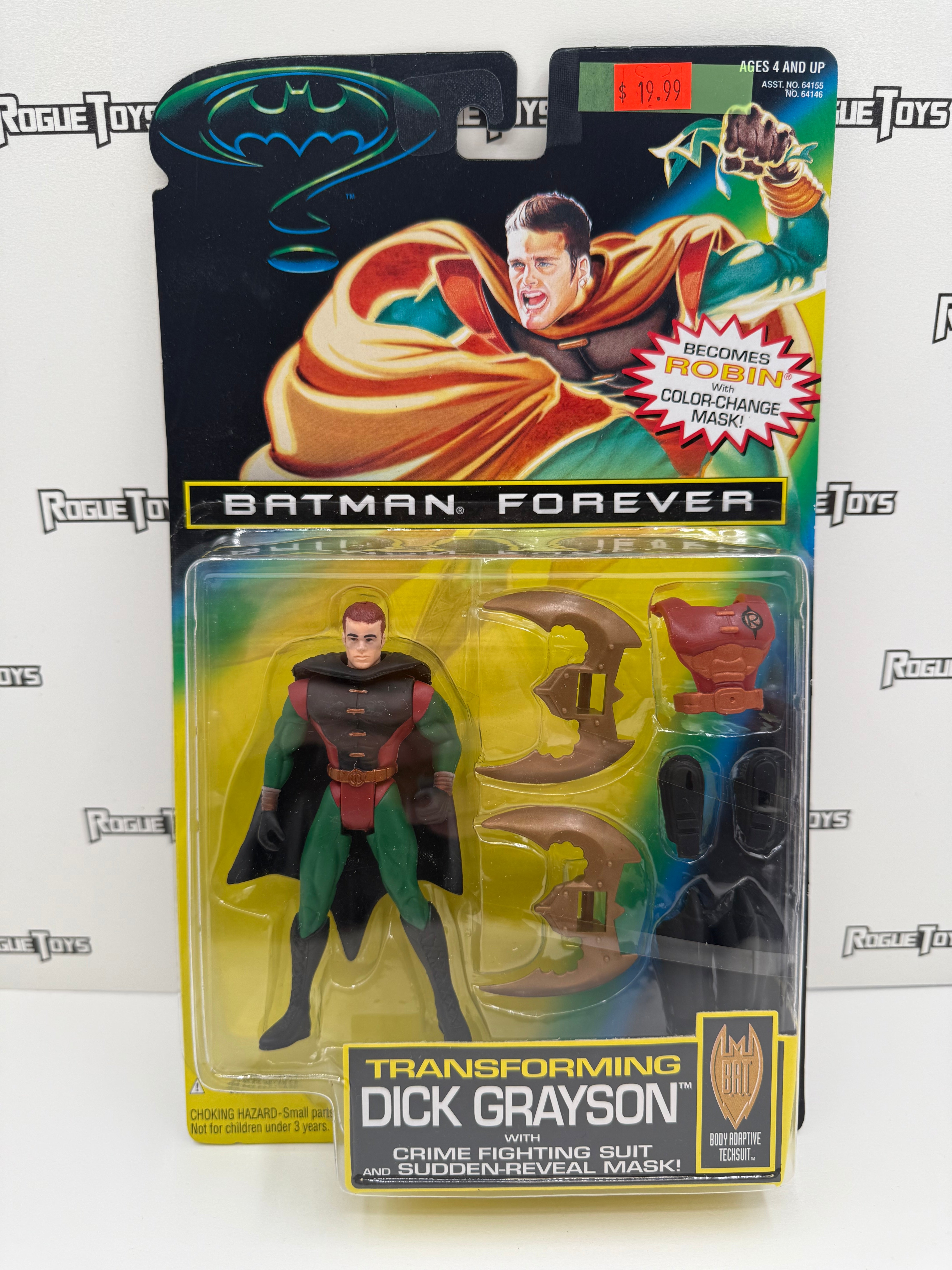 Kenner Batman Forever Transforming Dick Grayson with Crime