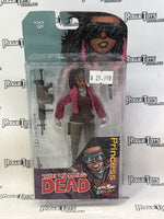 Skybound Exclusive color version action figure of Juanita Sanchez (a.k.a. "Princess") from The Walking Dead comic series