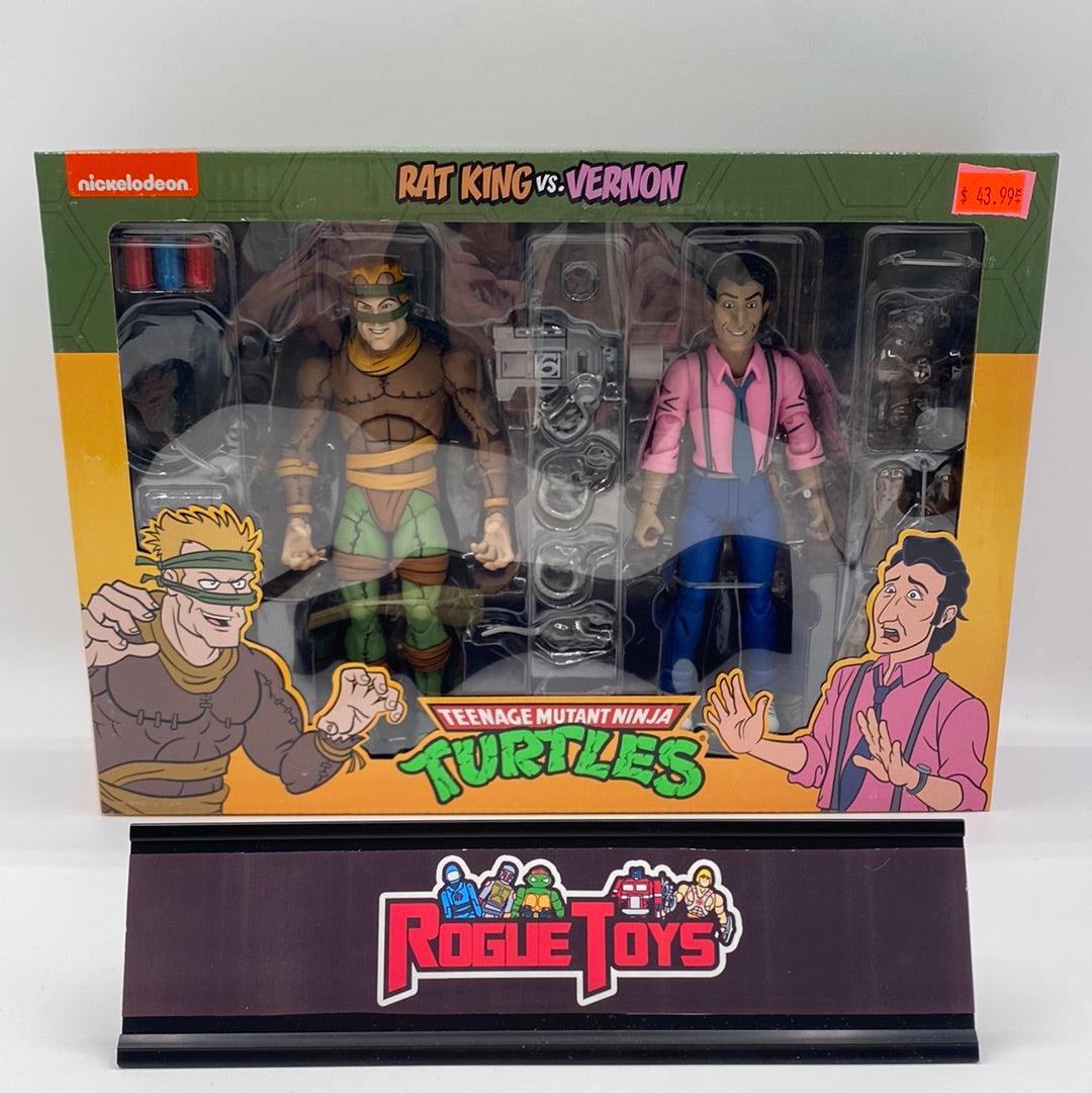 NECA Reel Toys Nickelodeon Teenage Mutant Ninja Turtles Rat King vs. Vernon - Rogue Toys