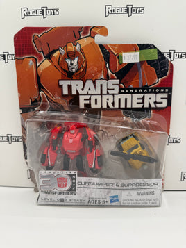 Hasbro Transformers Generations Thrilling 30 Autobot Cliffjumper & Suppressor