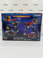 Hasbro Transformers Legacy United Generations Autobot vs Decepticon Fractured Friendship 2-Pack Gladitor Megatron vs Security Officer Orion Pax (SDCC Exclusive)