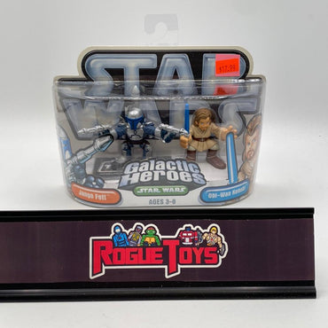 Hasbro Star Wars Galactic Heroes Jango Fett & Obi-Wan Kenobi - Rogue Toys