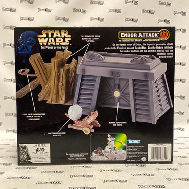 Kenner Star Wars The Power of the Force Endor Attack with Swinging Tree Branch and Rock Launcher