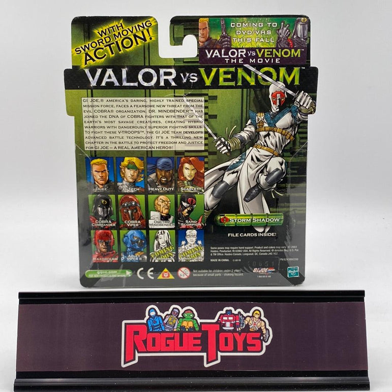 Hasbro GI Joe Valor vs. Venom Snake Eyes & Storm Shadow - Rogue Toys