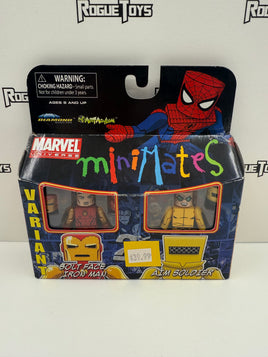 Diamond Select Toys Marvel Universe Minimates 2-Pack Bolt Face Iron Man & Aim Soldier (Variant)