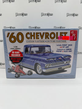 AMT ‘60 Chevrolet Custom Fleetside Pickup Truck & Go Kart 1/25 Scale Plastic Model Kit