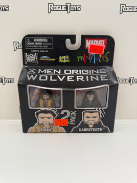 Diamond Select Toys Marvel Minimates X-Men Origins: Wolverine Logan & Sabretooth 2-Pack