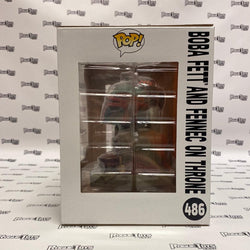 Funko POP! Television Moments Star Wars Boba Fett and Fennec on Throne - Rogue Toys