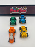 Hasbro 1990 Transformers Vintage G1 Micromaster Monster Truck Patrol (Complete) (Smoke Stack Broken on Green Truck)