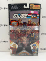 Hasbro G.I. Joe A Real American Hero (ARAH) 25th Anniversary Comic Pack Cobra Elite Trooper Crimson Guard & Cobra Officer Scarred Cobra Officer