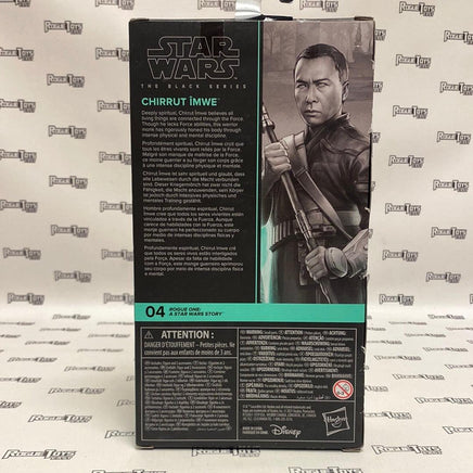 Hasbro Star Wars The Black Series Rogue One: A Star Wars Story Chirrut Îmwe - Rogue Toys