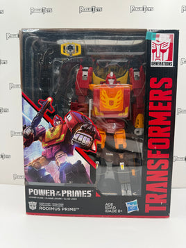 Hasbro Transformers Generations Power of the Primes Leader Class Autobot Evolution Rodimus Prime