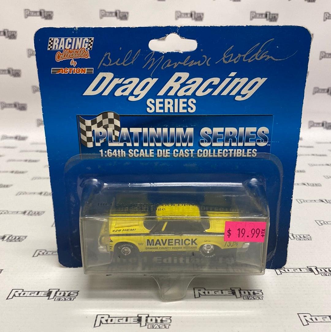 Racing Collectibles by Action Drag Racing Series Platinum Series 1:64th Scale Die Cast Collectibles Bill Maverick Golden 1964 Dodge (Limited Edition 1994) - Rogue Toys