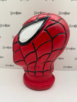Ceramic Hand-Painted Marvel Spider-Man Head Bank (Red Base)