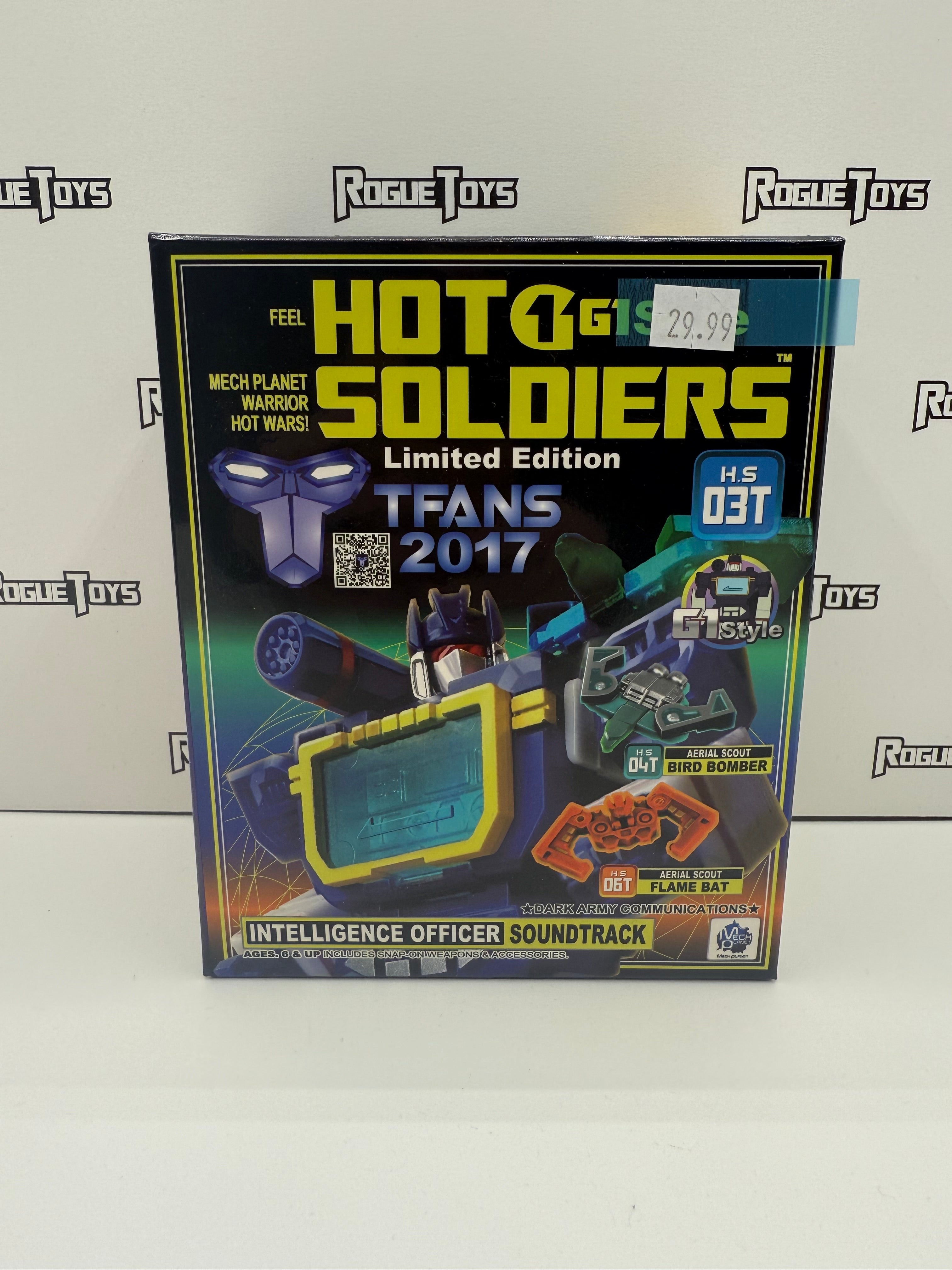 HOT SOLDIERS HS-03T インテリジェンスオフィサー　非正規 Mech Planet Hot Soldiers G1 Style Collector's Edition H.S 03