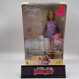 Mattel 2003 Midge & Baby Happy Family Mom & Baby (Missing Crib & Baby; Only Midge Doll & Box)