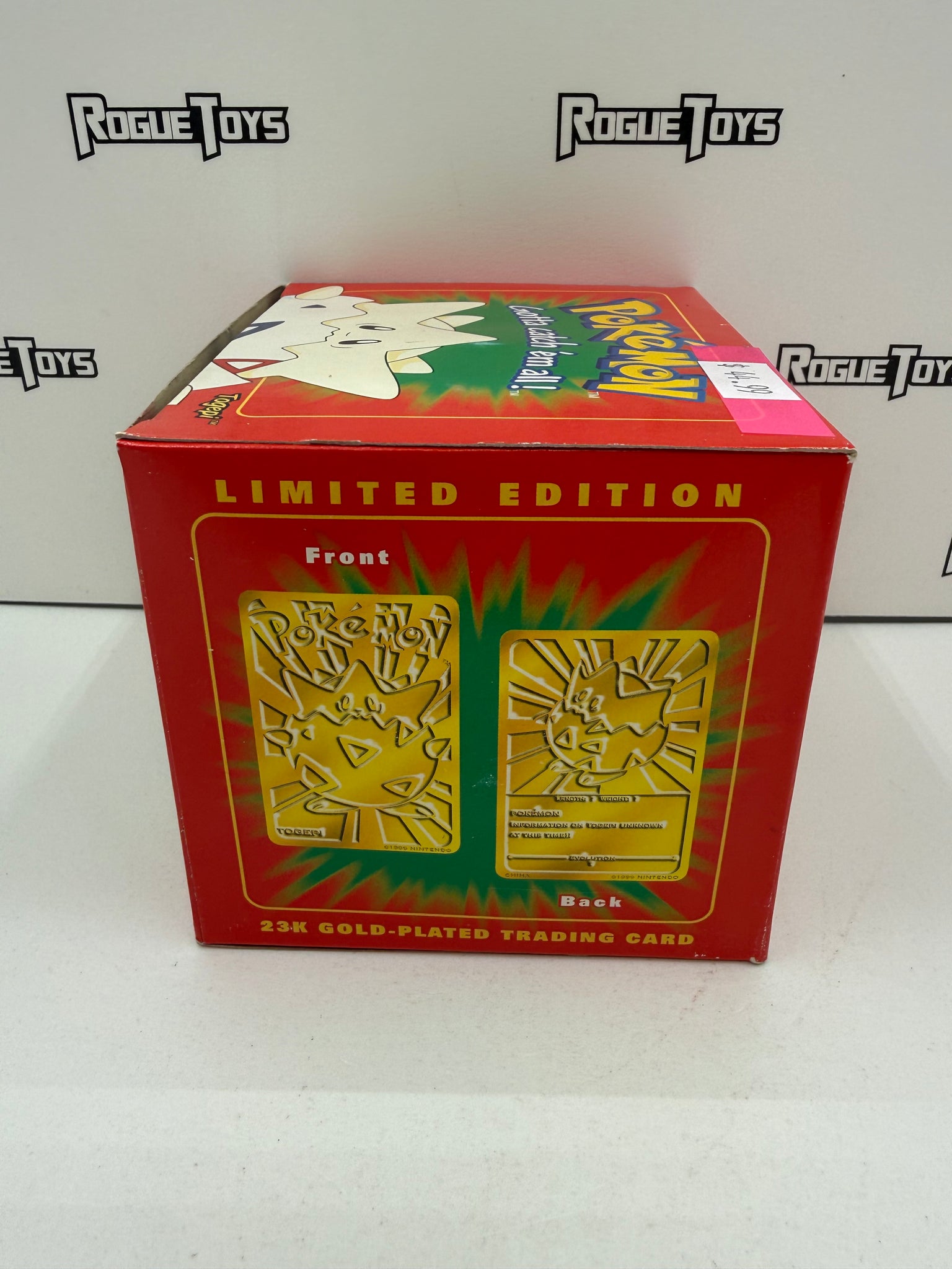 Nintendo Pokémon 23k Gold-Plated Trading Card Togepi| Rogue Toys