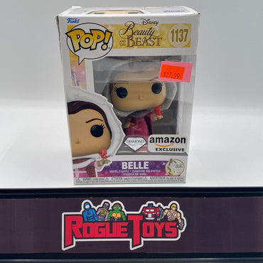 Funko POP! Disney Beauty and the Beast Belle (Diamond Collection) (Amazon Exclusive) - Rogue Toys