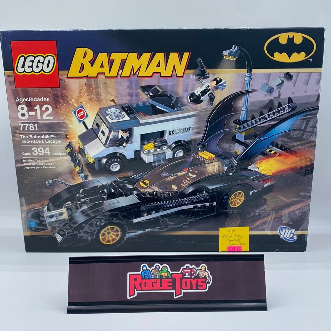 Lego Batman 7781 The Batmobile: Two-Face’s Escape (Opened Box, Complete w/ Instructions)