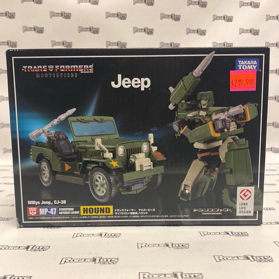 Outlet Transformers Masterpiece Autobot MP-47 Hound Action Figure Willys Jeep CJ-3B