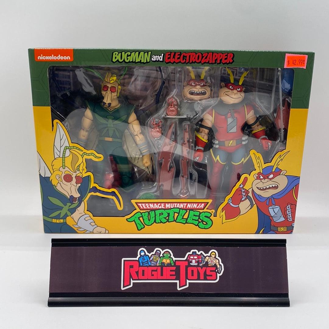 NECA Reel Toys Nickelodeon Teenage Mutant Ninja Turtles Bugman and Electrozapper - Rogue Toys