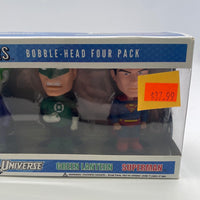 Funko Mini Wacky Wobblers DC Universe Bobble-Head Four Pack Batman | The Joker | Green Lantern | Superman
