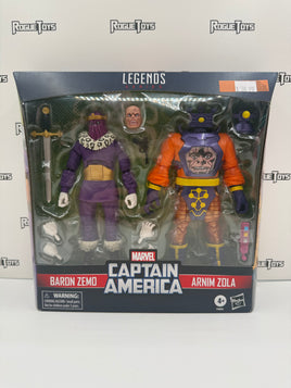 Hasbro Marvel Legends Captain America Baron Zemo & Arnim Zola