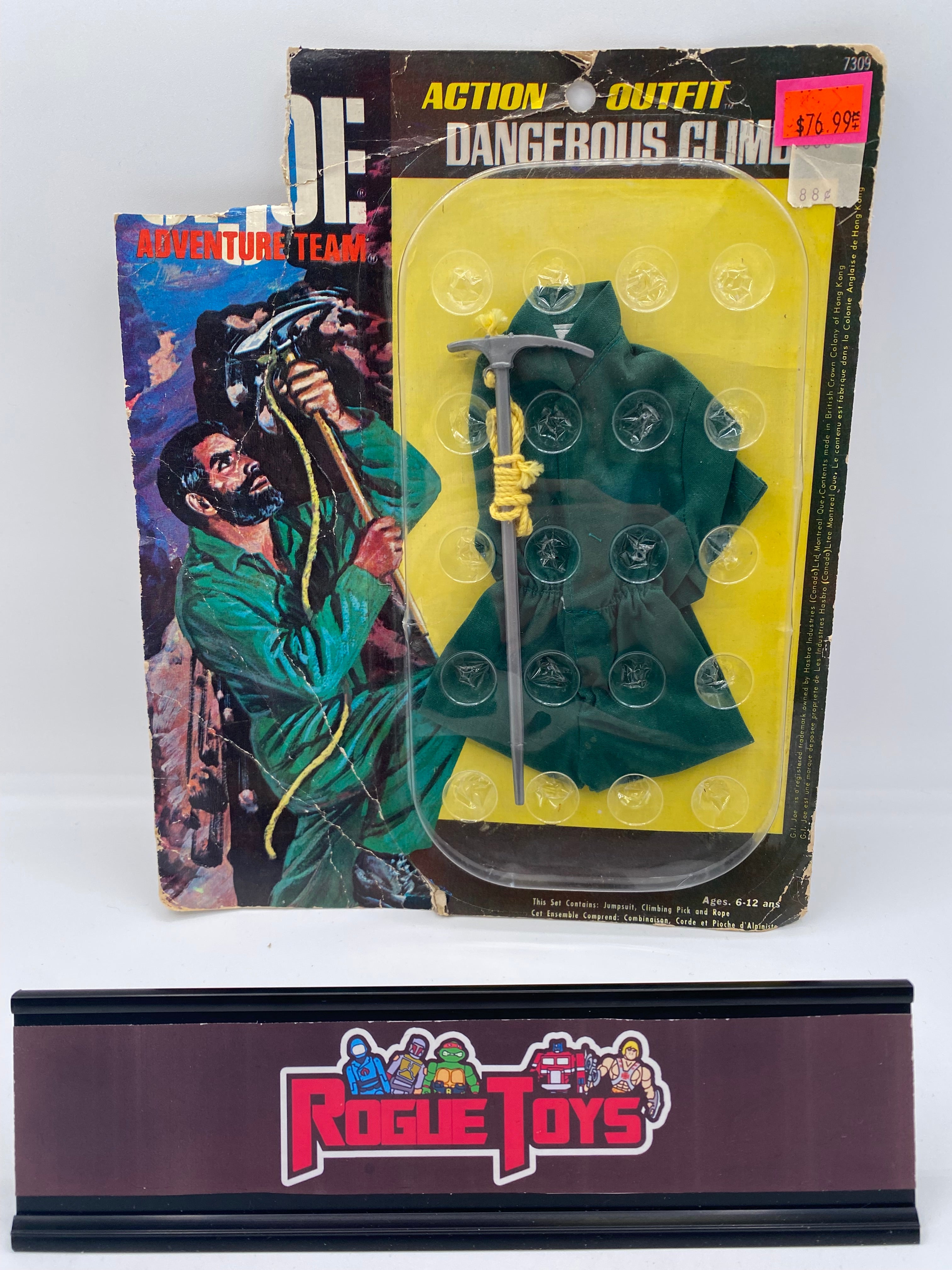 Hasbro GI Joe Adventure Team Action Outfit Dangerous Climb| Rogue Toys