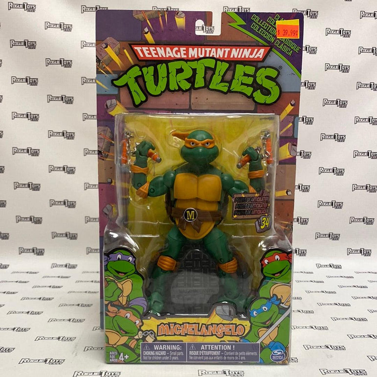 Spin Master Teenage Mutant Ninja Turtles Classic Collection Michelangelo - Rogue Toys