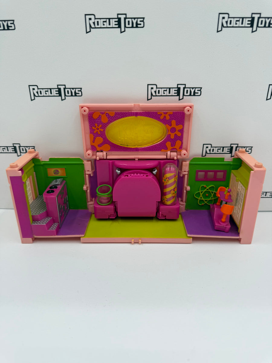 Pocketing Stacking Blue Bird Polly Pocket Stacking Mansion Disco| Rogue Toys