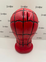 Ceramic Hand-Painted Marvel Spider-Man Head Bank (Red Base)